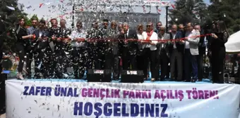 Zafer Ünal Gençlik Parkı Törenle Açıldı