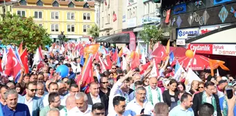 Giresun'da Ak Partinin 'İstikrar ve İstikbal Yürüyüşü'