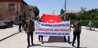 Halkapınar'da 15 Temmuz Şehitleri Anıldı