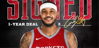 Carmelo Anthony, Houston Rockets'ta!