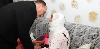 Vali Kaldırım İncelemelerde Bulundu, Hasta ve Yaşlıları Ziyaret Etti