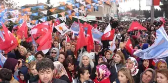 Yahşihan'da AK Parti Miting Havasında Seçim Bürosu Açtı