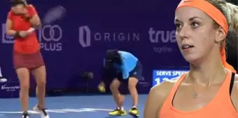 Sahadaki Böceği Ezen Görevli, Alman Tenisçi Lisicki'yi Şaşkına Çevirdi