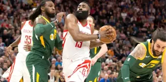 Harden'ın 43 Sayı Attığı Maçta James Harden, Utah Jazz'ı Rahat Geçti