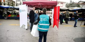 Hükümlülerin Ürettiği Bez Çantalar Pazarda Dağıtıldı