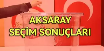 Aksaray Seçim Sonuçları: 31 Mart Yerel Seçim Sonuçları Son Dakika