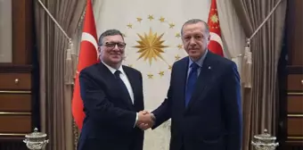 Cumhurbaşkanı Erdoğan, Jose Manuel Barroso'yu Kabul Etti