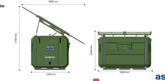 Aselsan'dan Dizel Jeneratörlü Yenilenebilir Hibrit Enerji Sistemi