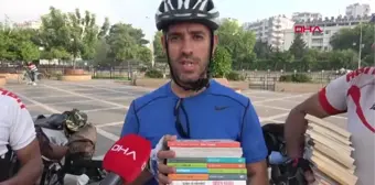 ADANA Bisikletlerle 310 kilometre kitap taşıyacaklar