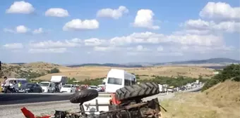 Yozgat'ta trafik kazası: 1 ölü, 6 yaralı