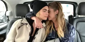 Ünlü model Cara Delevingne ve oyuncu sevgilisi Ashley Benson nişanlandı