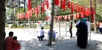 15 Temmuz yıl dönümünde Halisdemir'e ziyaretçi yoğunluğu