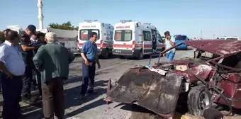 Aksaray'da trafik kazası: 5 yaralı