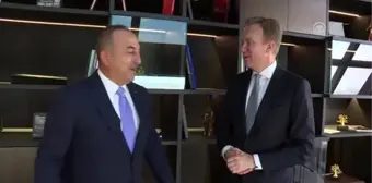 Çavuşoğlu, Dünya Ekonomik Forumu Başkanı Brende'yi kabul etti