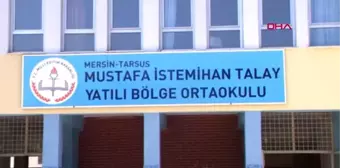 Mersin 'şanslı' kedi, öğrenci ve öğretmenlerin sevgisiyle yürüdü