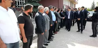 Erzincan protokolü Tercan ve Otlukbeli'de muhtarlarla bir araya geldi