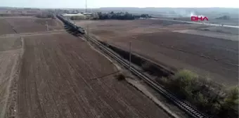 Edirne çin'den avrupa'ya giden ilk yük treni kapıkule'de