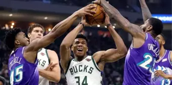 Antetokounmpo coştu, Bucks Jazz'ı devirdi