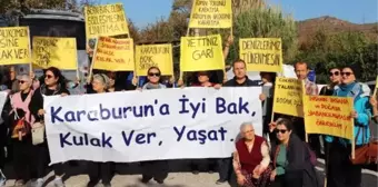 Karaburun'da balık çiftliği protestosu