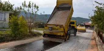 Alanya'da alt yapı sonrası asfalt