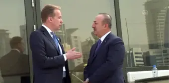 Çavuşoğlu, Dünya Ekonomik Forumu (WEF) Başkanı Borge Brende ile görüştü