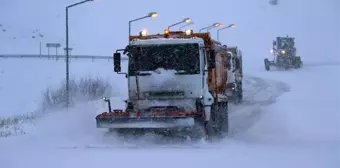 Erzincan'da kar ve tipi 82 köy yolunu ulaşıma kapadı