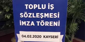 Kayseri Ulaşım AŞ ile Öz Taşıma İş Sendikası arasında toplu iş sözleşmesi imzalandı