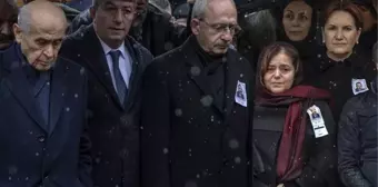 Kılıçdaroğlu, Bahçeli ve Akşener aynı cenazede yan yana geldi