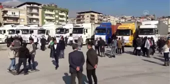 Aydın'dan İdlib ve Elazığ'a yardım malzemesi gönderildi