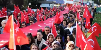 Aydın'da İdlib şehitleri için 'saygı yürüyüşü' düzenlendi