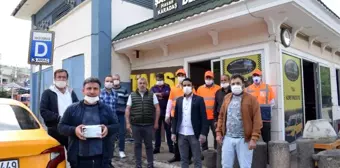 Şanlıurfa'da taksicilerin maske talebi anında karşılandı