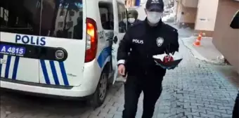 Bolu'da polis ekiplerinden minik çocuğa doğum günü sürprizi