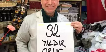 32 yıldır kesintisiz oruç tutuyor