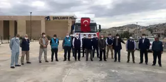 Şanlıurfa'dan Suriye'ye bir tır insani yardım