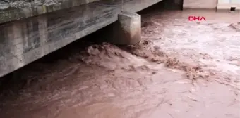 ERZURUM Oltu Çayı taştı, seralar zarar gördü