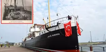 Atatürk'ün Samsun'a çıktığı geminin tek fotoğrafı! Celal Şengör canlı yayında hikayesini anlattı