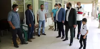 Başkan Ekinci'den buğday pazarına ziyaret