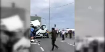 Ünye'de trafik kazası: 1 ölü, 1 yaralı