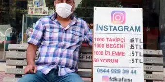 Sokakta tezgah açan girişimci, günde 50 bin takipçi satıyor