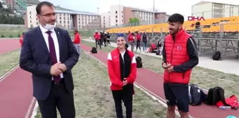 SPOR Milli atletler normalleşmeyle birlikte Erzurum'da kampa girdi