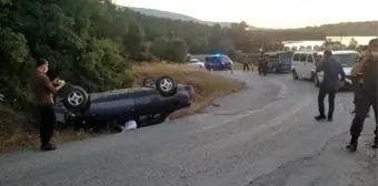 Polise ateş açan şüphelilerin otomobili takla attı: 1 kişi hayatını kaybetti