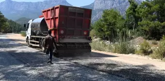 Konyaaltı Belediyesinden, kırsal mahallere yol çalışması