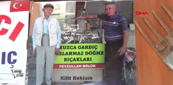 Atalarından kalma 'Gardıç' bıçağı üretimi yapıyorlar