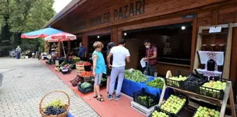 Başiskele Yöresel Ürünler Pazarı'na yoğun ilgi