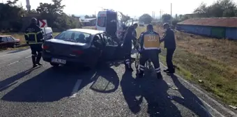 Sandıklı'da trafik kazası: 2 yaralı