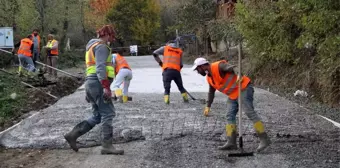 Kabaceviz Mahallesi'nde beton yol sevinci