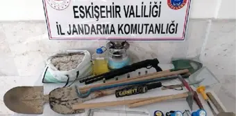 Son dakika haberleri! Eskişehir'de sit alanında define arayan 6 kişiye suçüstü