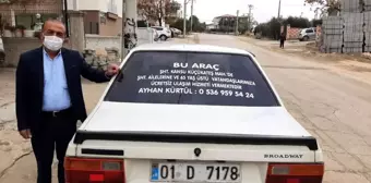 Otomobilini yaşlılara hizmet aracı yaptı