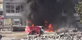 Yakıt tankında temizlik yaparken patlama meydana geldi