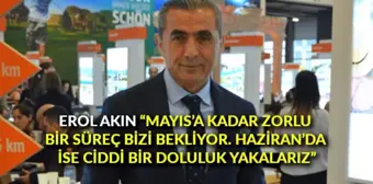 Erol Akın: 'Mayıs'a kadar zorlu bir süreç bizi bekliyor. Haziran'da ise ciddi bir doluluk yakalarız'